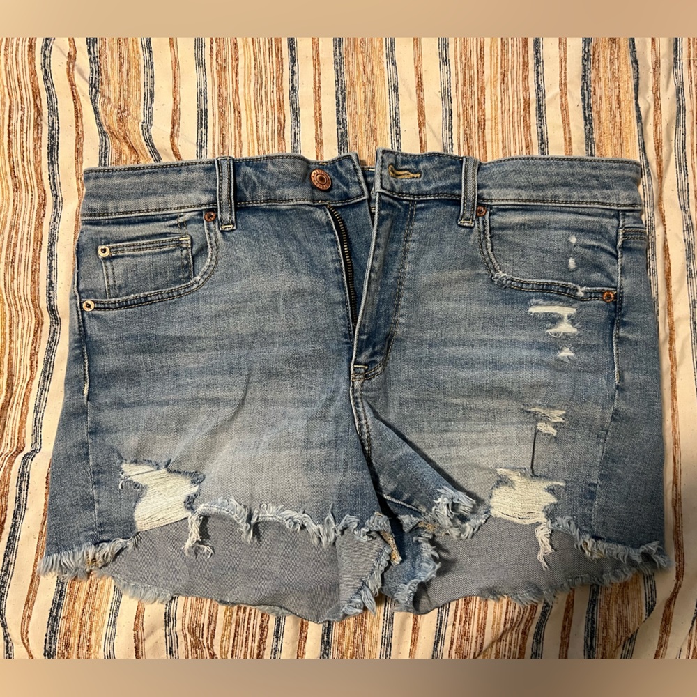American Eagle Super Stretch Hi-Rise Shortie Shorts - Size 14